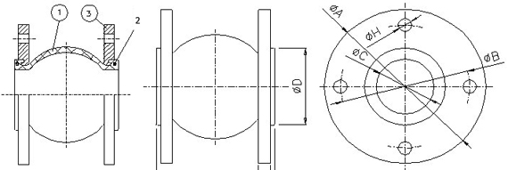 Компенсатор Genebre 283128 DN 500 PN 10