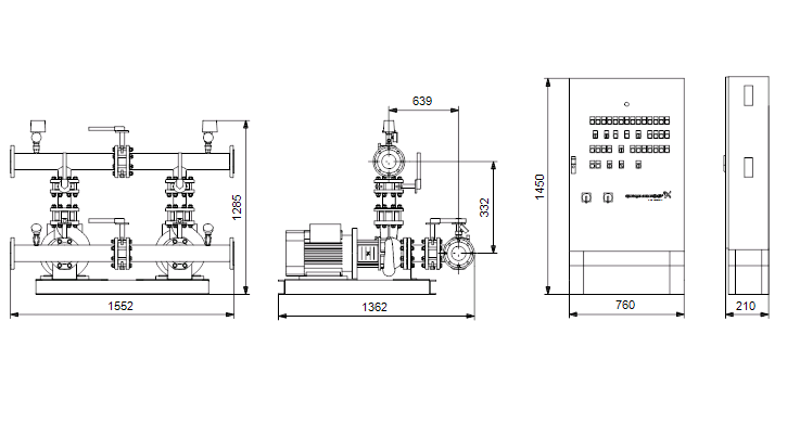 Grundfos  Hydro MX 2NB80-200/171 D001