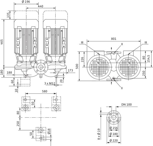 Насос Wilo DPL 100/175-3/4