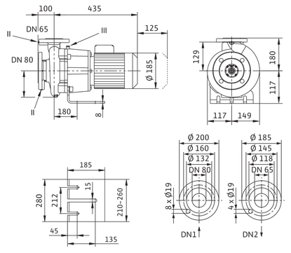 Насос Wilo BL 65/115-0,75/4