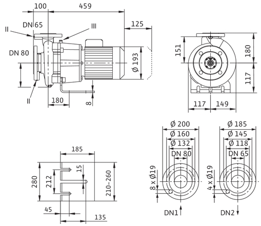 Насос Wilo BL 65/125-1,1/4