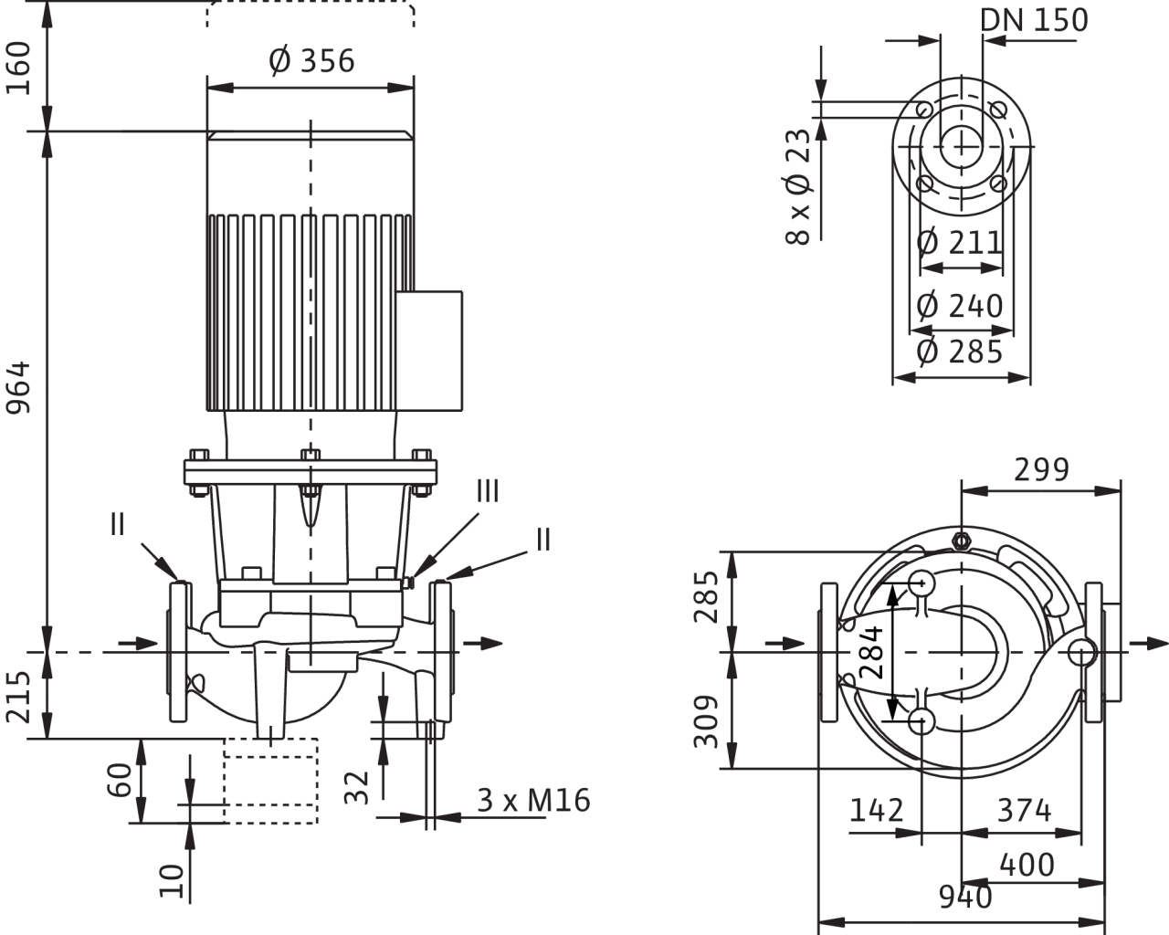 Насос Wilo IL 150/360-30/4