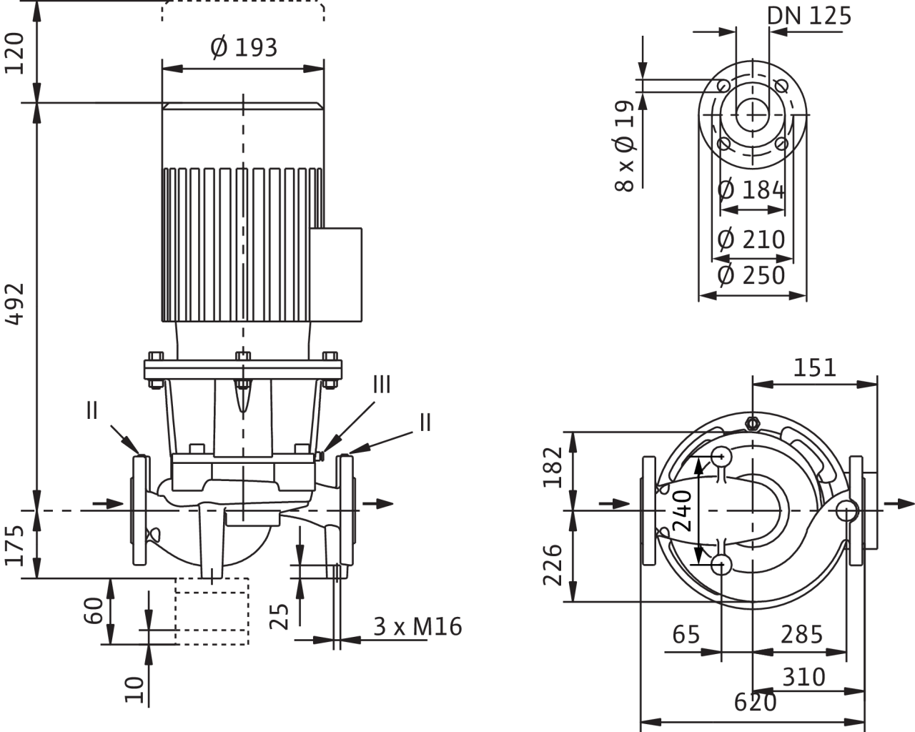 Насос Wilo IL 125/145-1,5/4