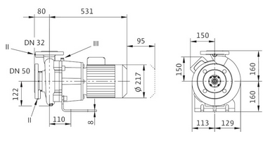 Насос Wilo BL 32/150-3/2