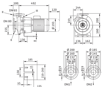 Насос Wilo BL 65/160-1,5/4