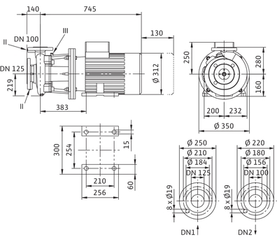 Насос Wilo BL 100/250-11/4