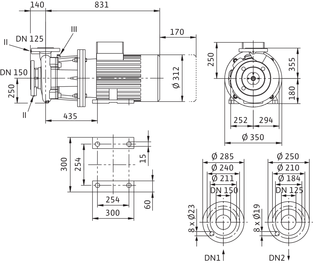 Насос Wilo BL 125/265-15/4