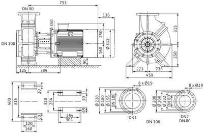 Насос Wilo BL 80/295-15/4