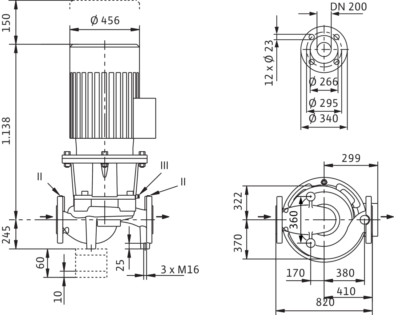 Насос Wilo IL 200/345-45/4