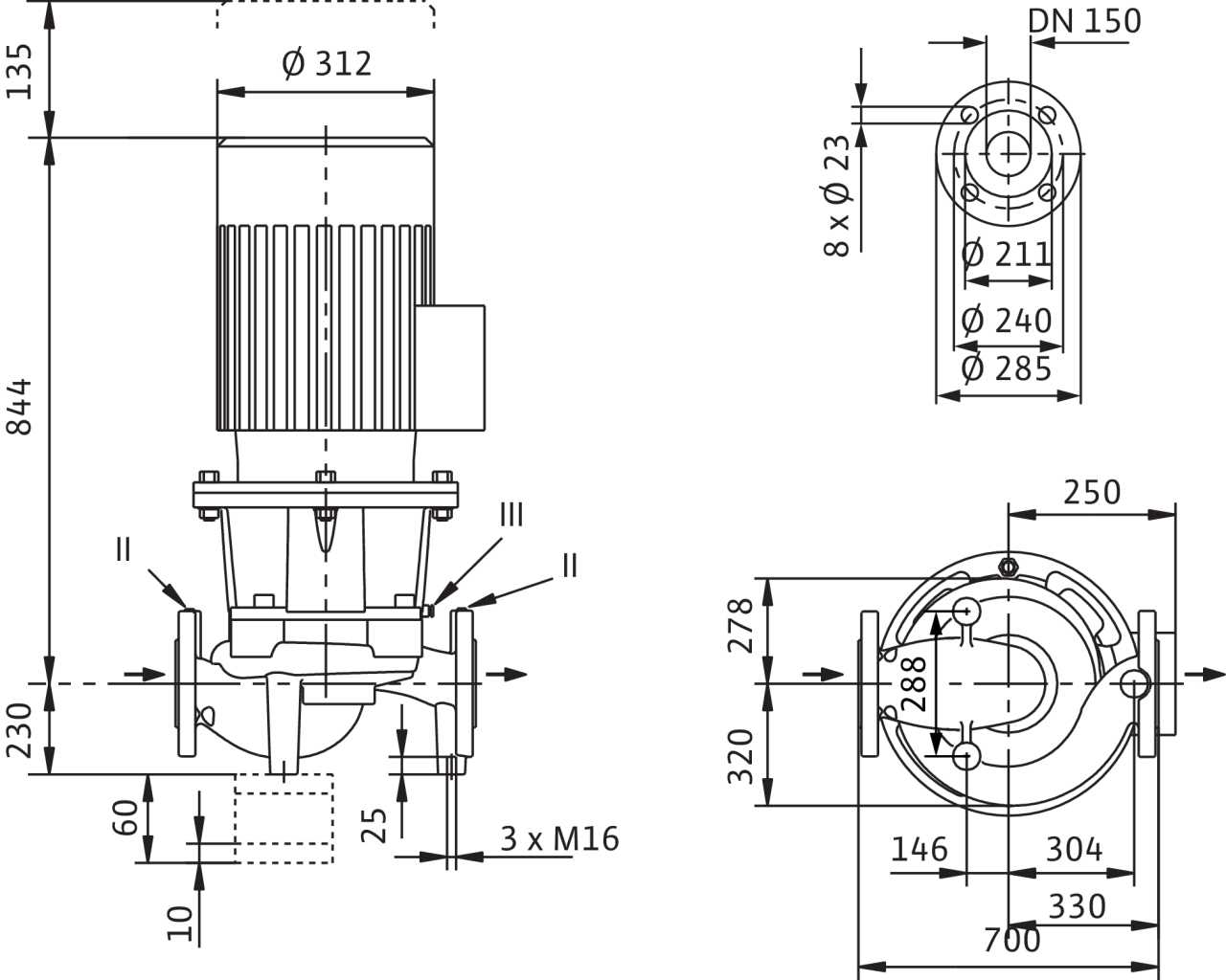 Насос Wilo IL 150/260-15/4