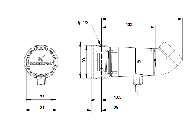 Grundfos COMFORT UP 15-14 B 80