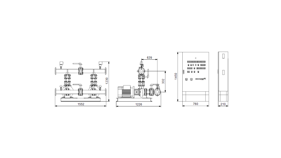 Grundfos  Hydro MX 2NB80-160/167 S001