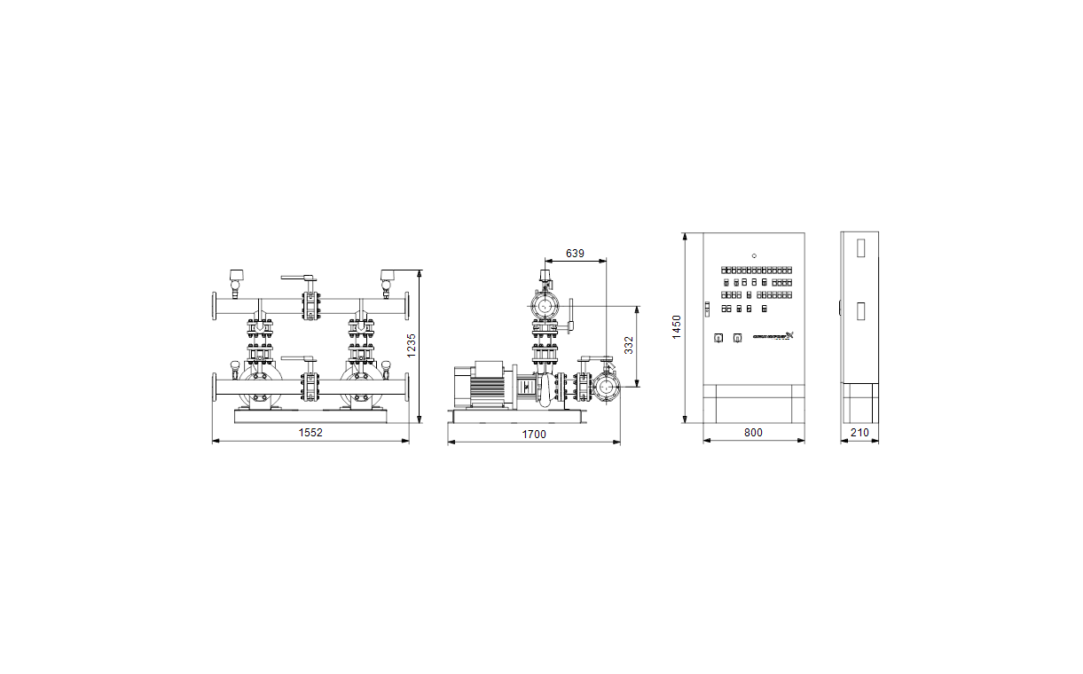 Grundfos  Hydro MX 2NB80-250/220 S001