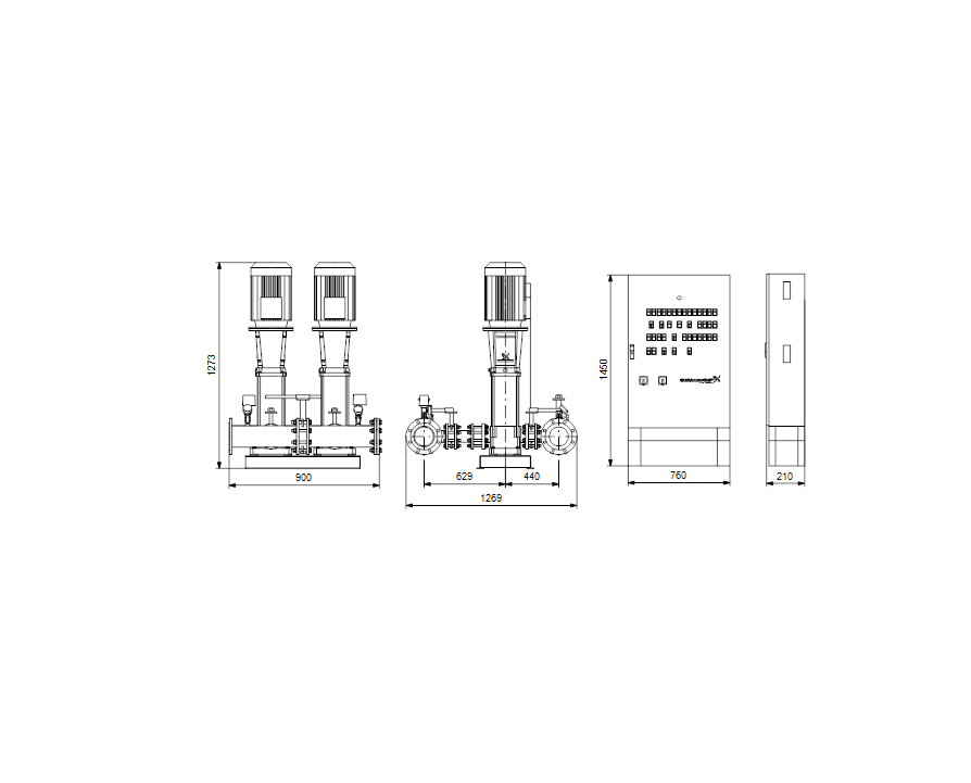 Grundfos  Hydro MX 2 CR10-14 D001