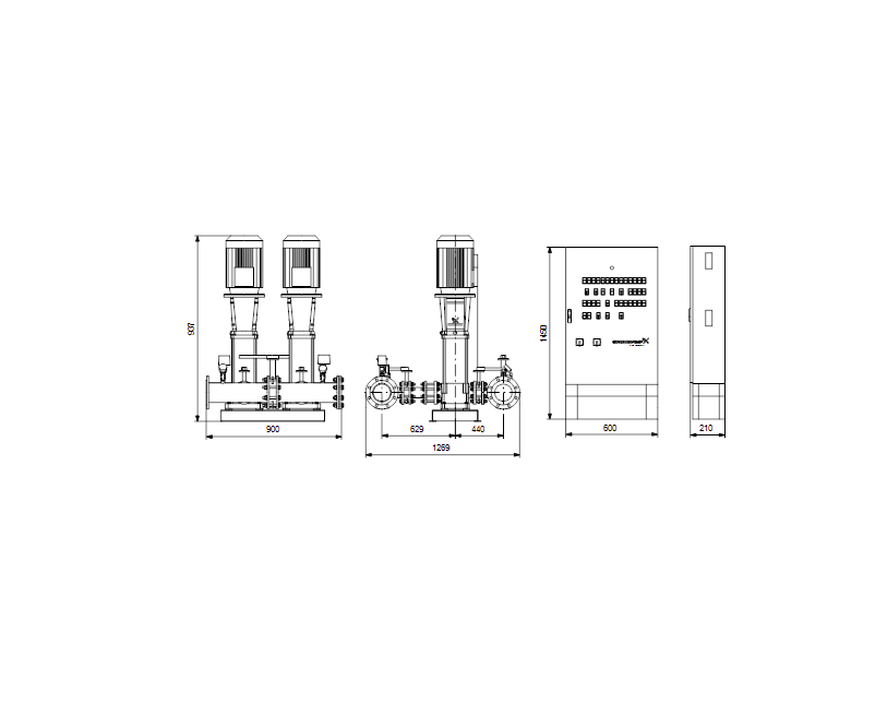 Grundfos  Hydro MX 2 CR20-3 D001