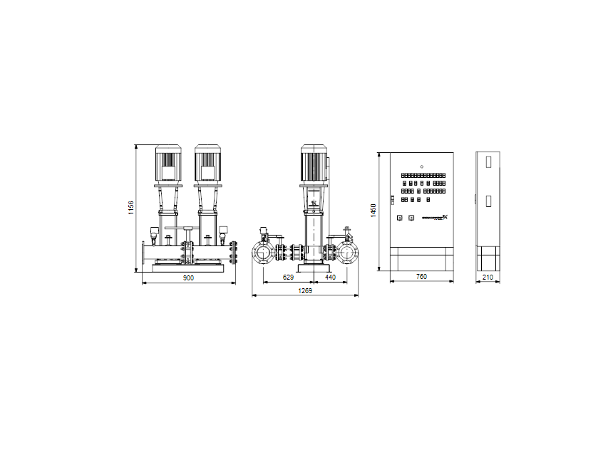 Grundfos  Hydro MX 2 CR20-7  D001