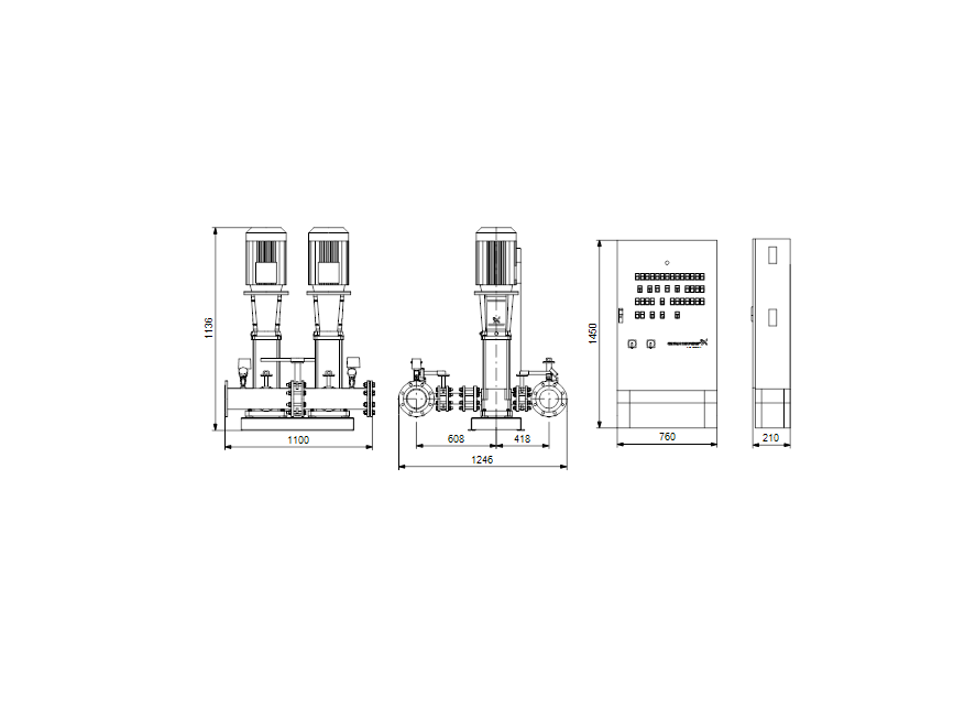 Grundfos  Hydro MX 2 CR32-3 D001