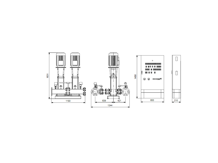 Grundfos  Hydro MX 2 CR45-1 D001