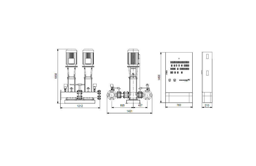 Grundfos  Hydro MX 2 CR90-1 D001