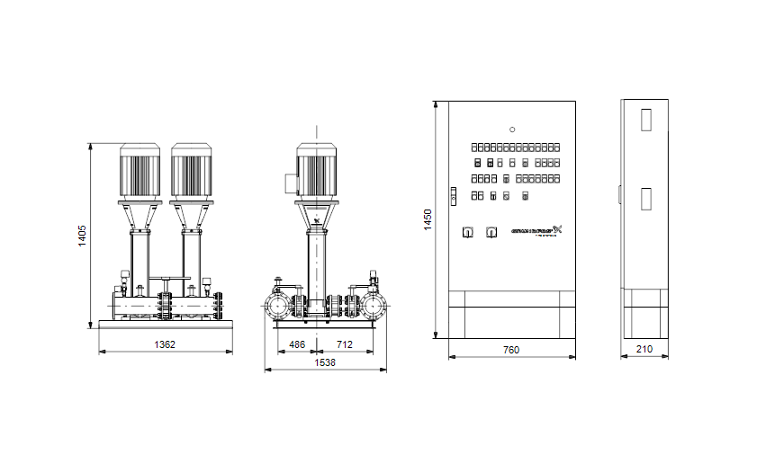 Grundfos  Hydro MX 2 CR120-1 D001