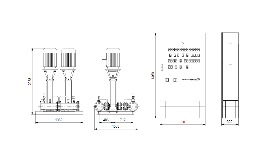 Grundfos  Hydro MX 2 CR120-4-1 D001