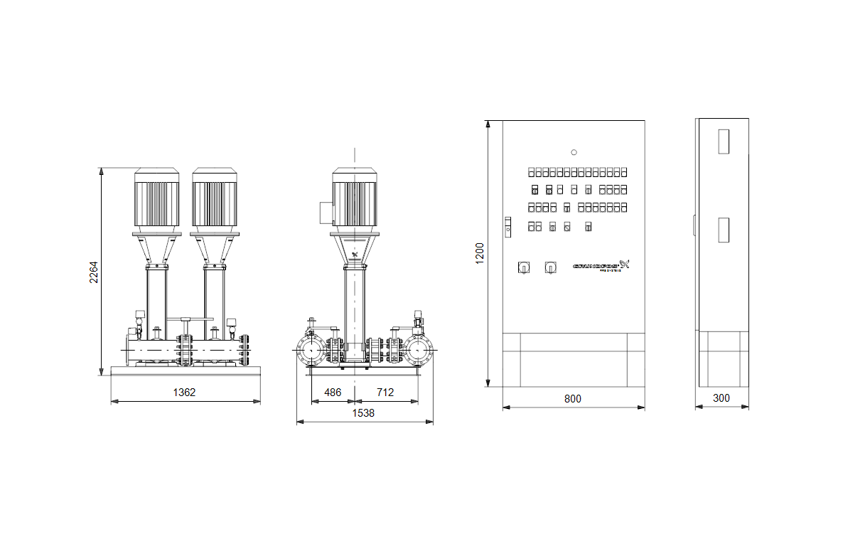 Grundfos  Hydro MX 2 CR120-5-1 D001