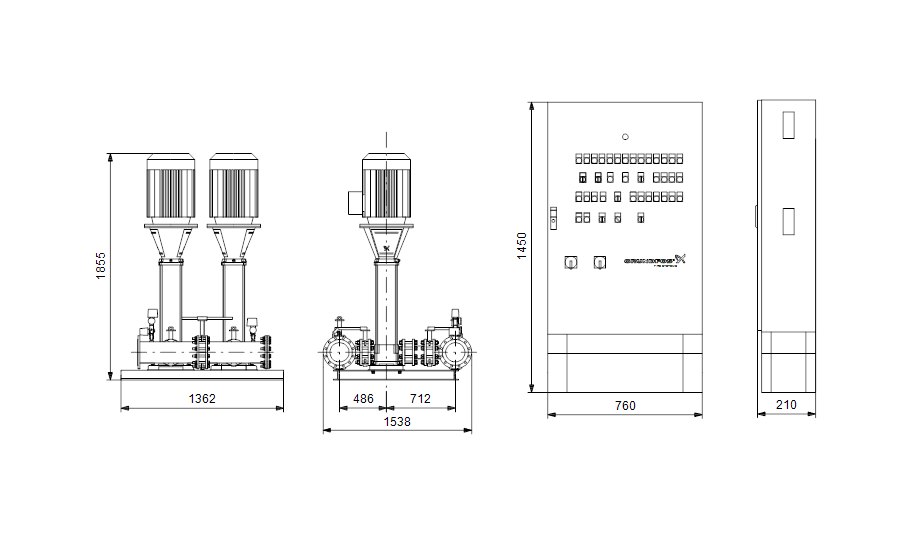 Grundfos  Hydro MX 2 CR150-3-2 D001