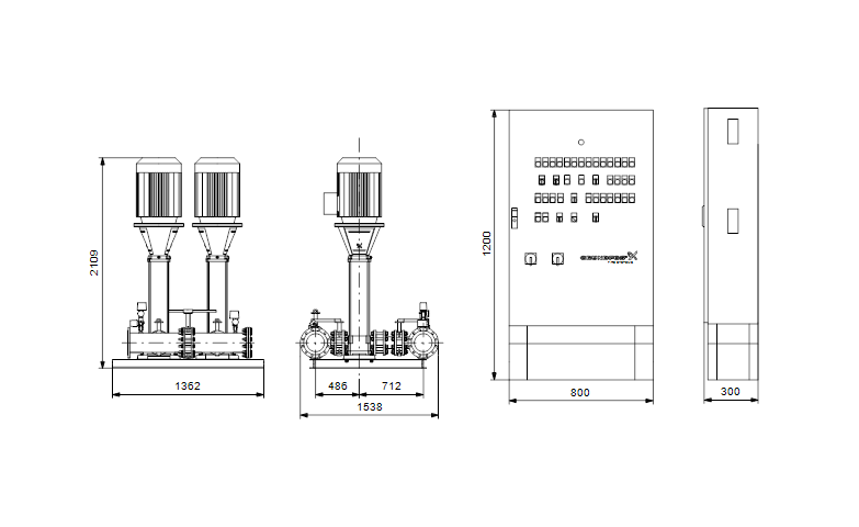 Grundfos  Hydro MX 2 CR150-4-1 D001