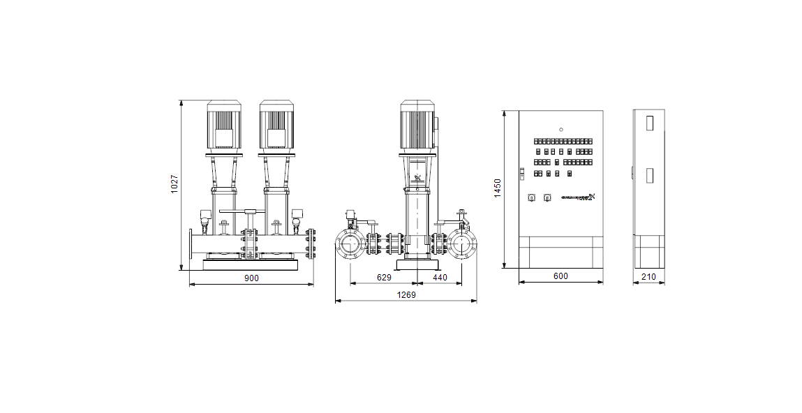 Grundfos  Hydro MX 2 CR15-5 S001