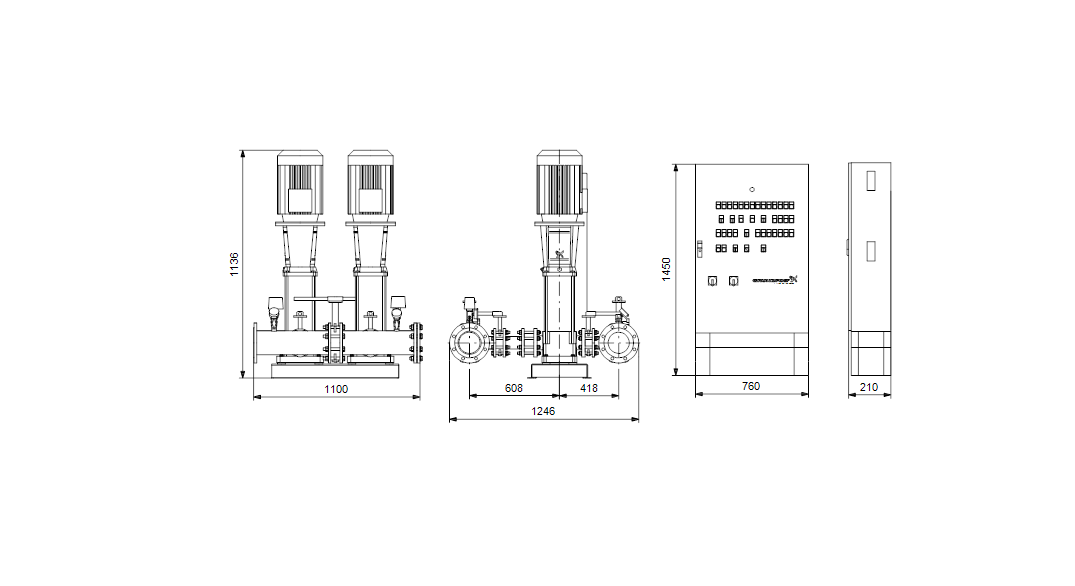 Grundfos  Hydro MX 2 CR32-3 S001