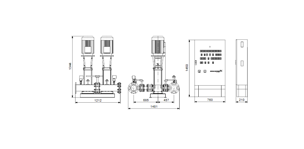 Grundfos  Hydro MX 2 CR90-3 S001