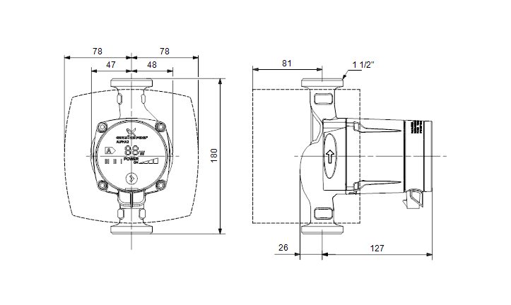 Grundfos ALPHA2 L 25-40