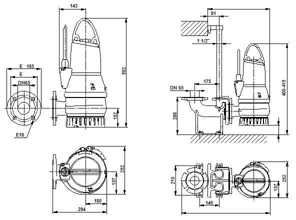 Grundfos DP10.65.26.2.50B 