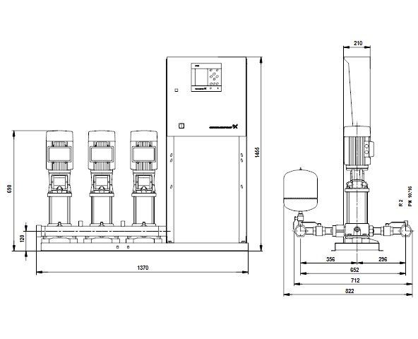 Grundfos Hydro MPC-E 3 CRE 3-10