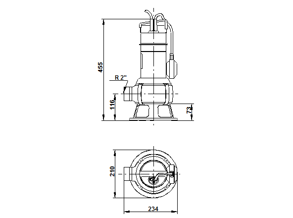 Grundfos Unilift AP35B.50.08.A1V 1x230V 10m Sch