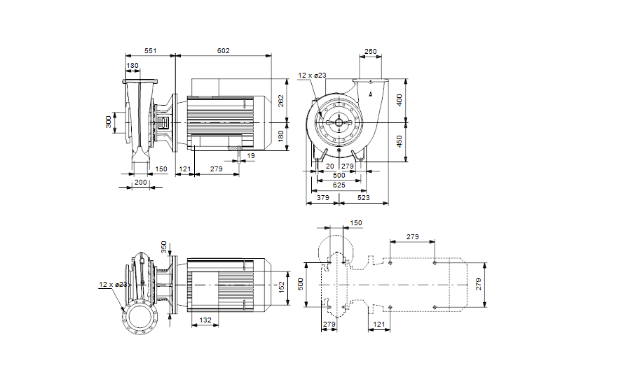 Grundfos NB 250-350/306