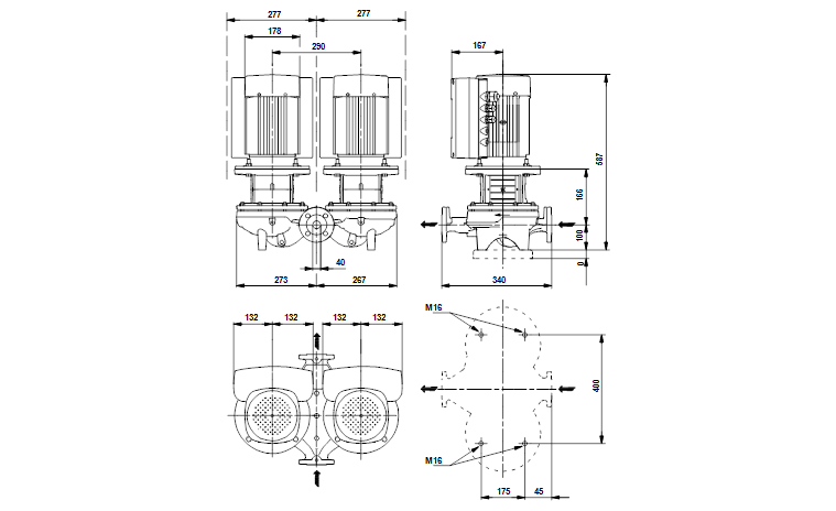 Grundfos TPED 40-100/4-S A-F-A-GQQE