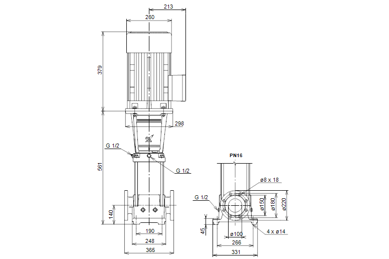 Grundfos CRNE 64-1-1