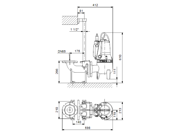 Grundfos SLV.65.65.11.E.EX.2.50B