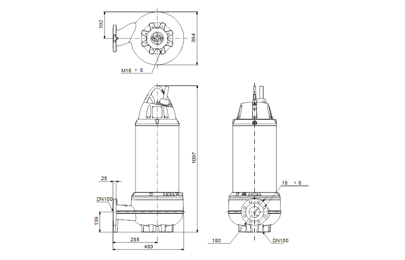 Grundfos SE1.75.100.170.2.52S.H.N.51D -снят с производства 