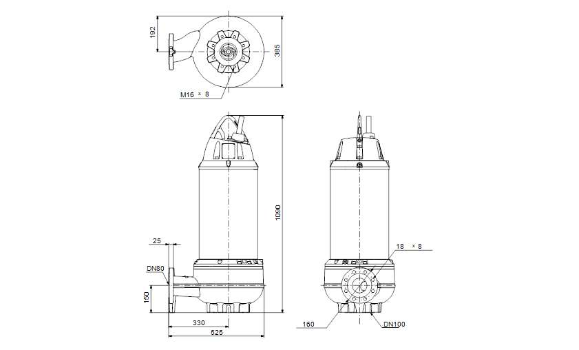 Grundfos SEV.80.80.265.2.52H.C.N.51D -снят с производства 