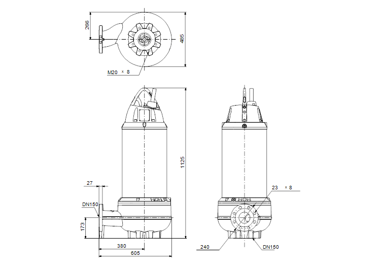 Grundfos SE1.85.150.110.4.52H.H.N.51D -снят с производства 