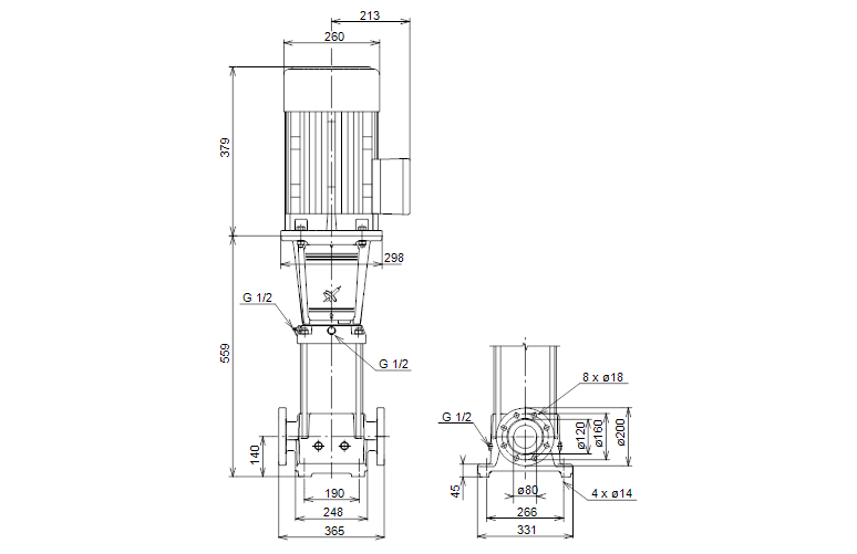 Grundfos CRNE 45-2-1