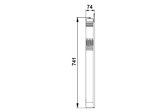 Grundfos SQ 2-55 с кабелем 60м