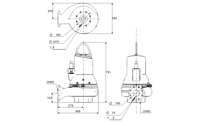 Grundfos SLV.80.80.60.EX.2.51D