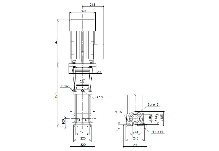 Grundfos CRNE 32-2