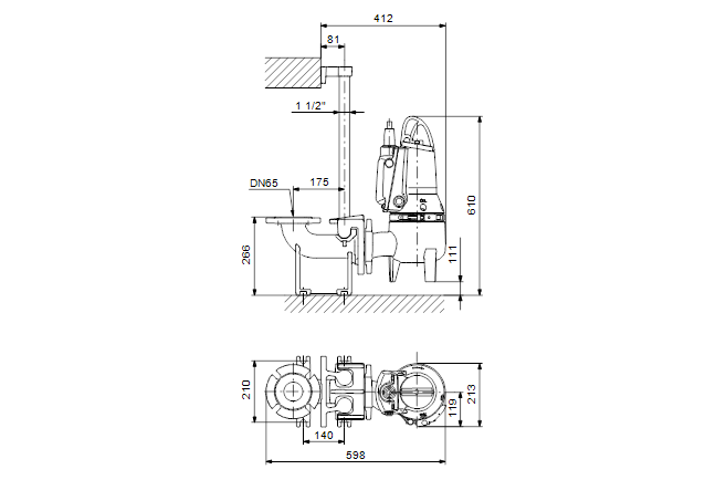 Grundfos SLV.65.65.09.E.2.1.502