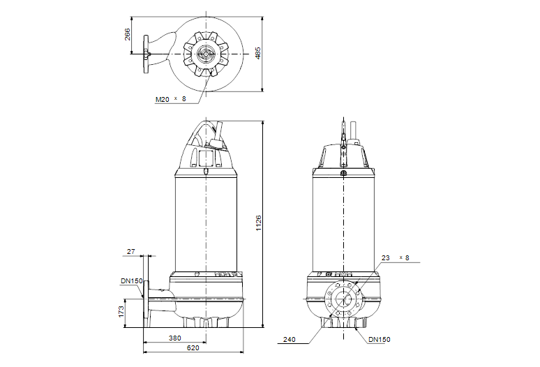 Grundfos SE1.95.150.200.4.52H.H.N.51D -снят с производства 