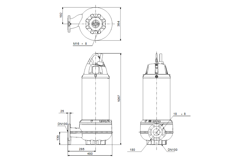 Grundfos SE1.80.100.200.2.52S.H.N.51D -снят с производства 