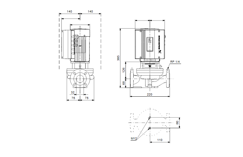 Grundfos TPE 32-60/2